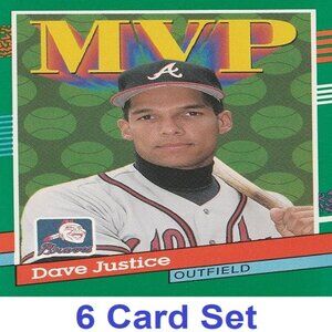 Dave Justice MLB Card Collection